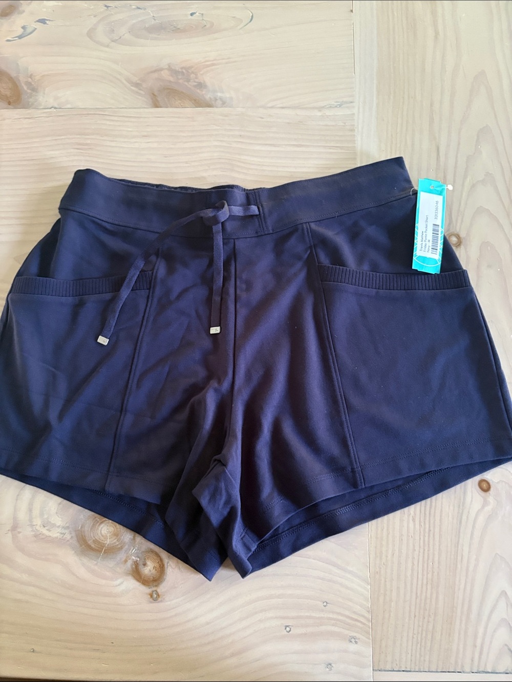 Travis Mathew Navy Drawstring Shorts with Pockets